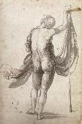 Albrecht Durer Nude With Staff seen from behind France oil painting artist